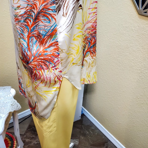 CAbi Silk Sleeveless Button Down Top Sz M - Picture 10 of 16